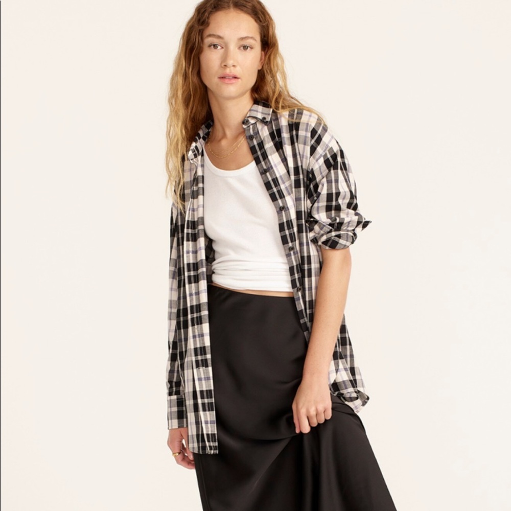 J.Crew Mercantile Women's Long-Sleeve Flannel | SIZE M